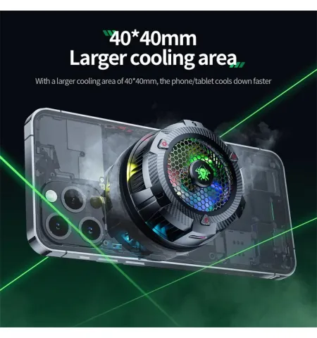 PLEXTONE EX1 Pro RGB Professional Game Player Hurricane Turbofan Magnetic Mobile Phone Radiator
