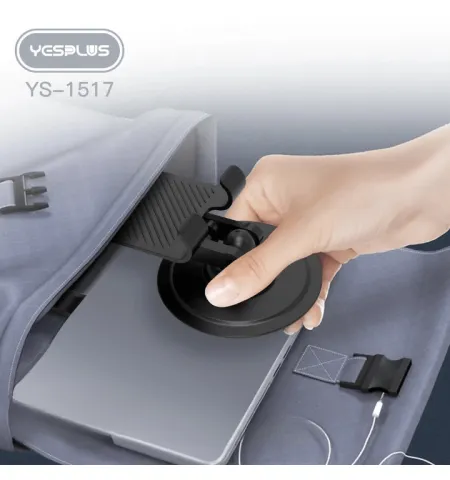Yesplus YS 1517 Foldable Holder Stand – Universal 360° Rotation Desktop Tablet & Phone Stand