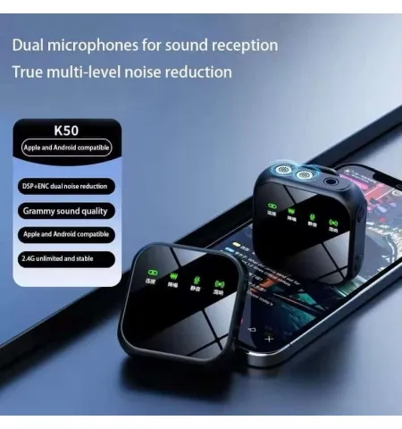 K50 Multi Device Wireless Lavalier Microphone