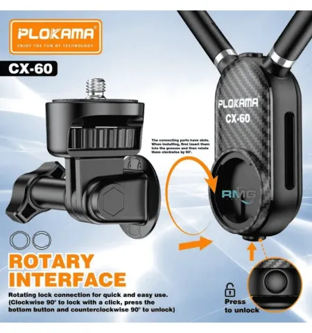 Plokama CX-60 Mobile Phone Camera Neck Mount