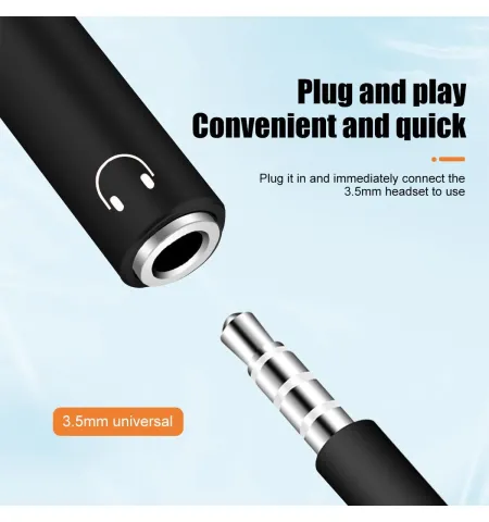 USB Type C To 3.5mm 2 In 1 Headphone And Charger Adapter
