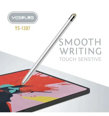 YESPLUS YS1307 Capcitive Stylus Pen Drawing Pen Cloth Head Compatible For Android iOS Tablet