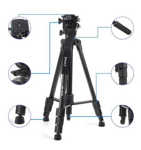 Jmary KP 2599 Professional Aluminum Tripodfor DSLR Camera