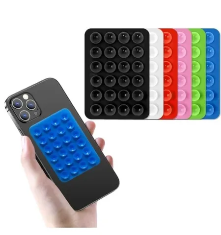 Silicone Suction Cup Phone Case Mount Double-Sided Hands Free Sticky Grip