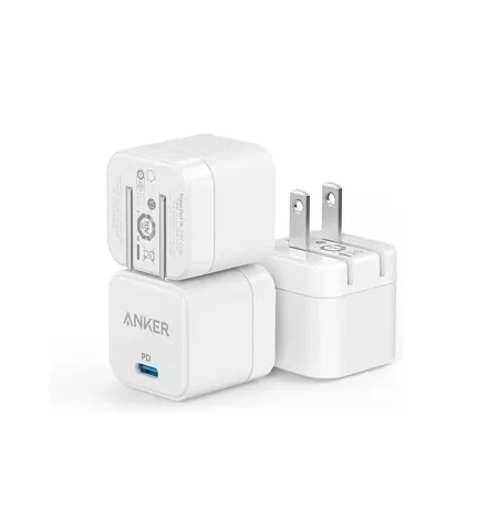 Anker PowerPort III 20W Cube Fast PD USB-C Charger With Foldable Plug