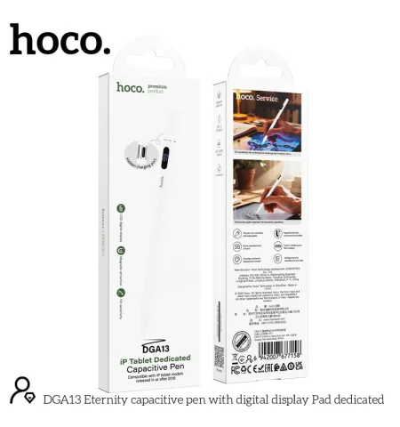 Hoco DGA13 iPad 2018-2025 Dedicated Capacitive Pen With LED Digital Display