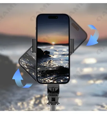 A6 Handheld Gimbal Stabilizer for Smartphone 1 Axis With Selfie Stick Tripod Stand Wireless Bluetooth Remote