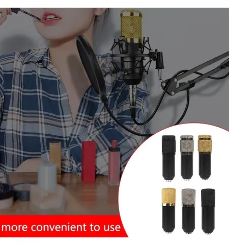 BM800 Condenser Microphone Host Computer Recording Stand Large Diaphragm Live Broadcast