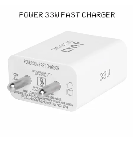 CMF 33w Type C Rapid Fast Charger Adapter Compatible With CMF Phone 1, Nothing Phone 1 2 2a 2a Plus