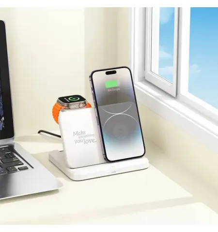 HOCO CQ7 Pass Folding 3-in-1 Wireless Fast Charger