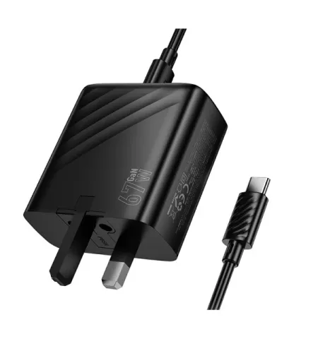 Hoco CS27B PD 67 Watt GaM Wall Charger Set With Type C Cable