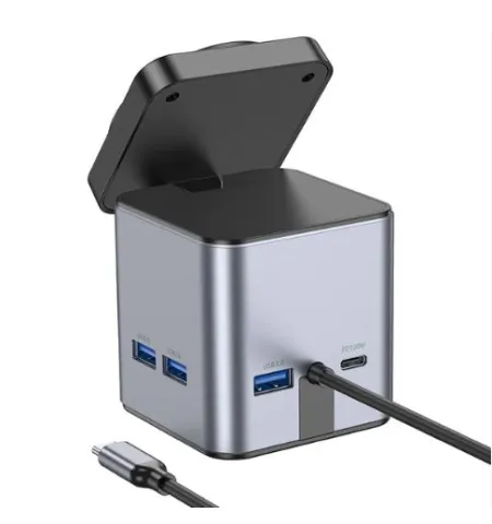Hoco HB49 9 In 1 Wireless Fast Mobile Charger Desktop Station