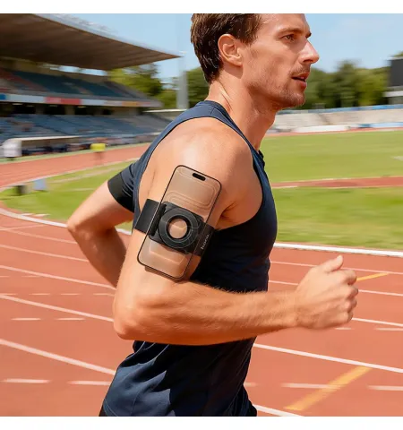 Hoco GT20 Magnetic 360° Rotating Wrist & Armband Phone Holder for Sports & Outdoor Fitness