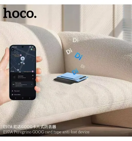 HOCO E97A Wireless Charging Smart Tracker Card For Android Google Find My Device Compatible