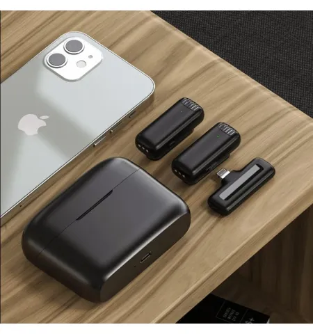 J13 Wireless Microphone Mic With Charging Case For Type C Android And iPhone