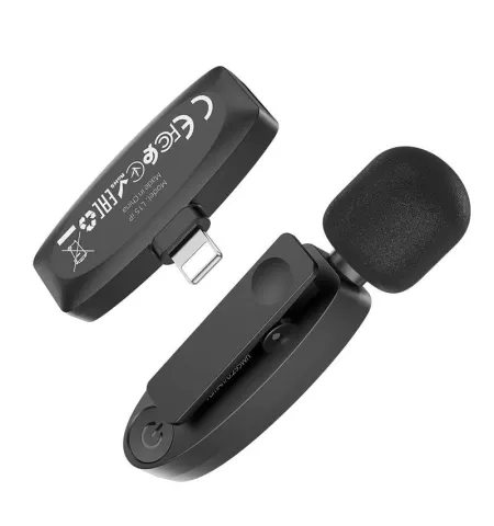 Hoco L15 Wireless Lavalier Microphone For iPhone
