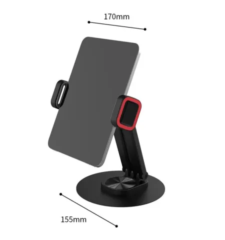 Jmary MK63 360 Degree Rotating Base Foldable Desktop Stand For Phone Tablet