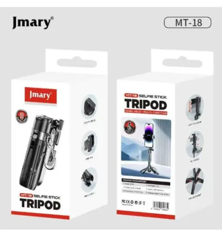 Jmary MT18 Mini Selfie Stick With Bluetooth Remote