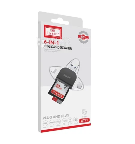 Earldom ET OT71 6 In 1 USB OTG Card Reader