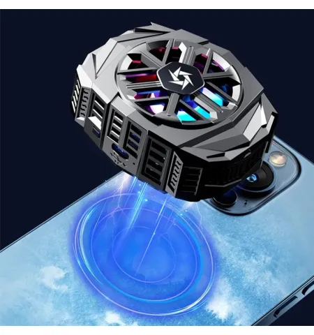 SL03 Wireless Rechargeable Magnetic RGB Light Semiconductor Mobile Cooler