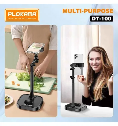 PLOKAMA DT100 Premium Adjustable Desk Mobile Stand