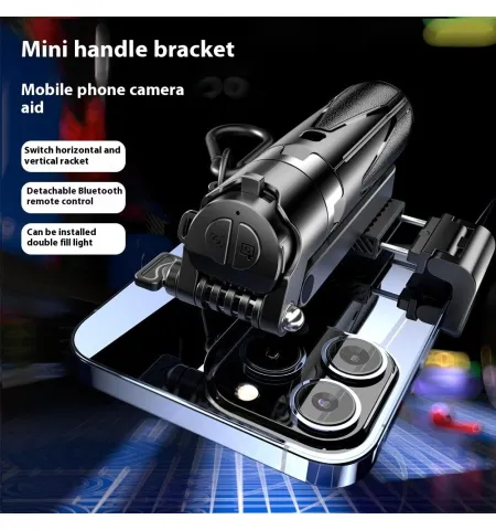 P15T Mini Portable Selfie Stick Bluetooth Compatible Tripod Stand with Zoom Adjustment