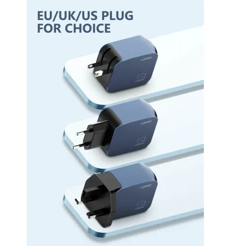 LDNIO Q6 45W USB-C/A Super Fast Charger EU Pin