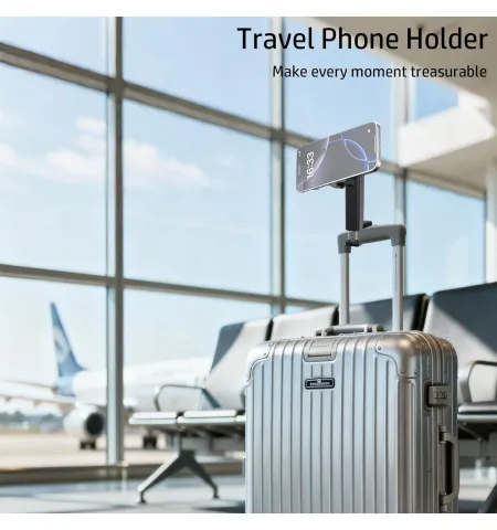 Z30C Magnetic Travel Phone Mount MagSafe Compatible Desktop Clamp Stand