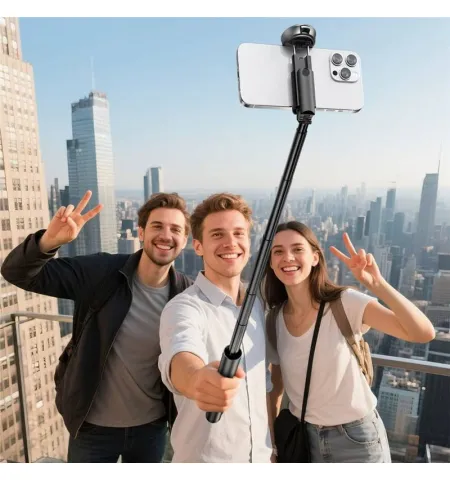 KOOSDA KS-L22 Auto Pop Open Tripod Selfie Stick