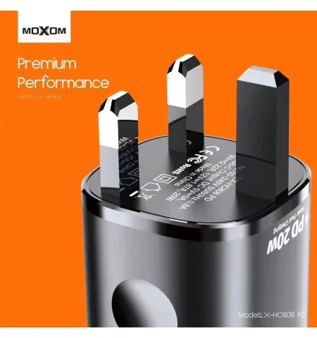 MOXOM LX HC808 PD 20W Fast Charger With Type C Cable