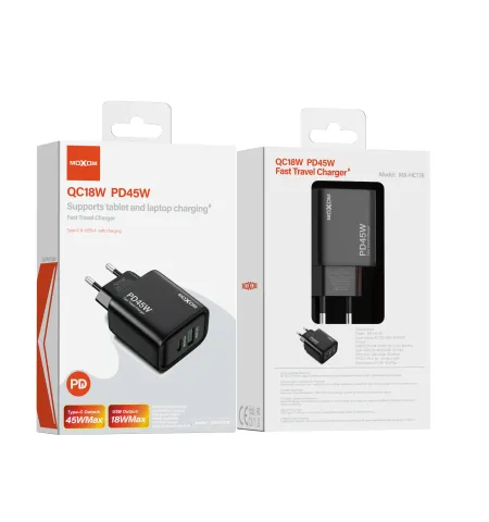 Moxom MX HC178 QC18W PD45W GaN Fast Charger