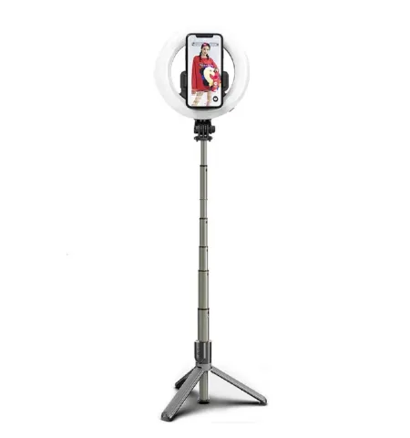 NeePho NP L14 10-Inch Ring Light With Tripod & Bluetooth Remote