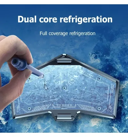 K8 Magnetic Mobile Cooler Fan Radiator Universal Phone Cooler for Gaming & Live Streaming
