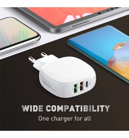 LDNIO A3510Q 32W PD&QC Quick Mobile Wall Charger With Cable