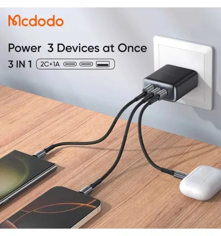 Mcdodo CH 483 45W 3 Port Fast Charger Dock