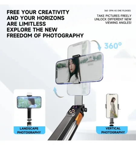 Neepho NP L6S Selfie Stick Tripod With Wireless Remote