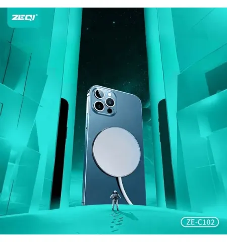 ZEQI C102 15W MagSafe Magnetic Wireless Fast Charger