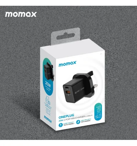 Momax UM36UK ONEPLUG 20W 2-Port Mini Charger