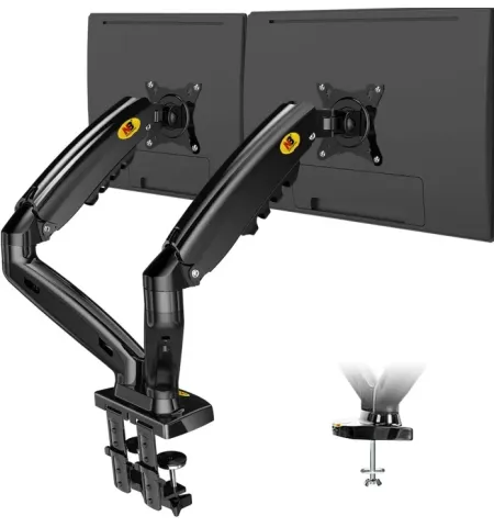 NB F160 NB F160 Full Motion Swivel Computer Monitor Arm For Two Screens 17-27 Inch