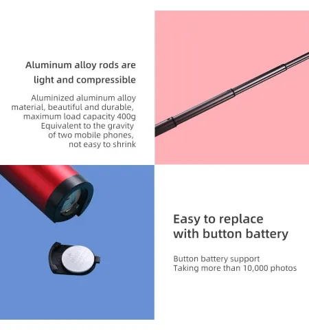 JOYROOM JR-Oth-AB601 Magic Flute Series Bluetooth Wireless Selfie Stick