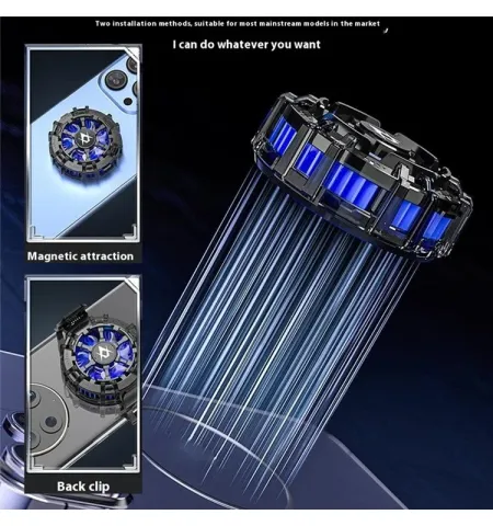 JS80 Clip On Semiconductor Magnetic Mobile Phone Cooler