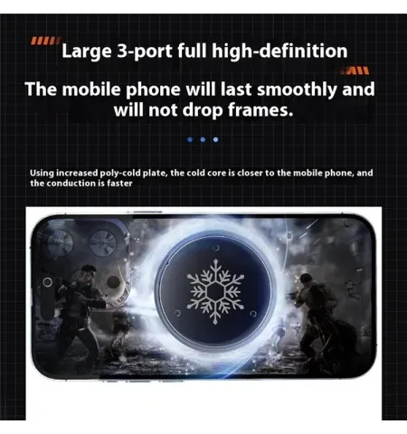 JS80 Clip On Semiconductor Magnetic Mobile Phone Cooler
