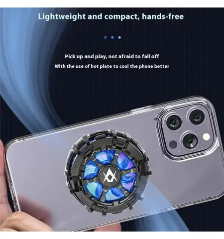 JS80 Clip On Semiconductor Magnetic Mobile Phone Cooler