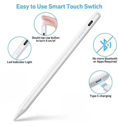 K2260 Fine Point Universal Touch Screens Capacitive Pen Type C Charging