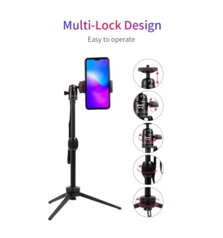 JMARY MT68 Extendable Foldable Tripod Stand