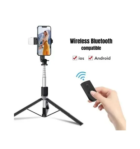 NEEPHO P170s 1.7 Meter Height Selfie Stick Tripod With Led Light