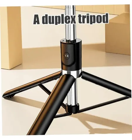 R1S L Selfie Stick Mini LED Fill Light Multifunction Tripod Selfie Stick