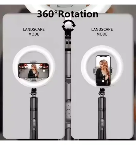 Koosda KRL T18 Selfie Stick Tripod With Light