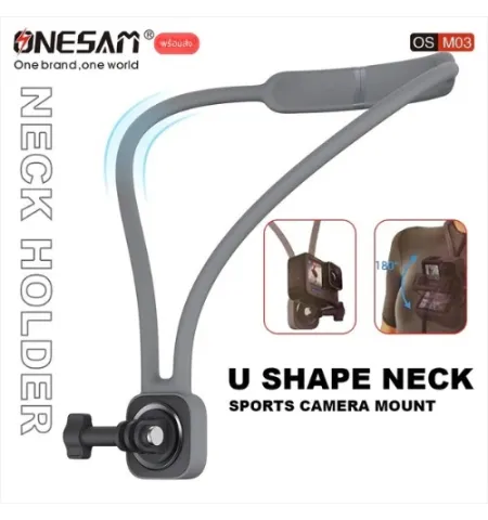 Onesam OS-M03 U Magnetic Neck Action camera Mount Strap And Selfie Stick