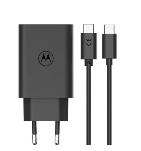 Motorola TurboPower 68 Watt GaN USB-C Wall Charger + USB-C Cable